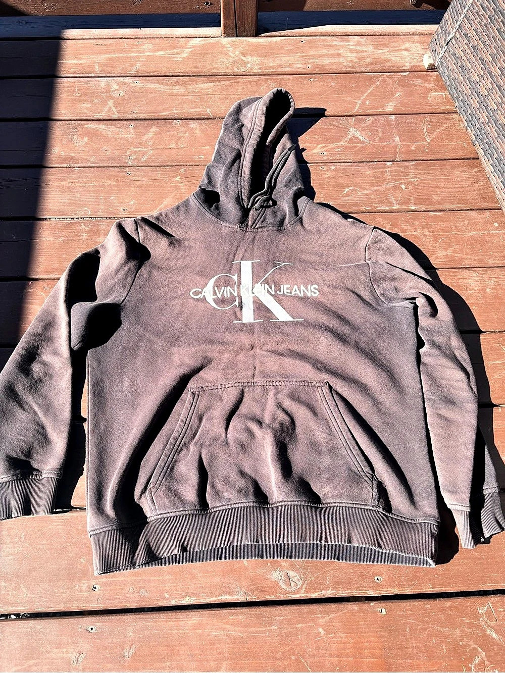 Calvin Klein Jeans Full-Zip Hoodie in Black